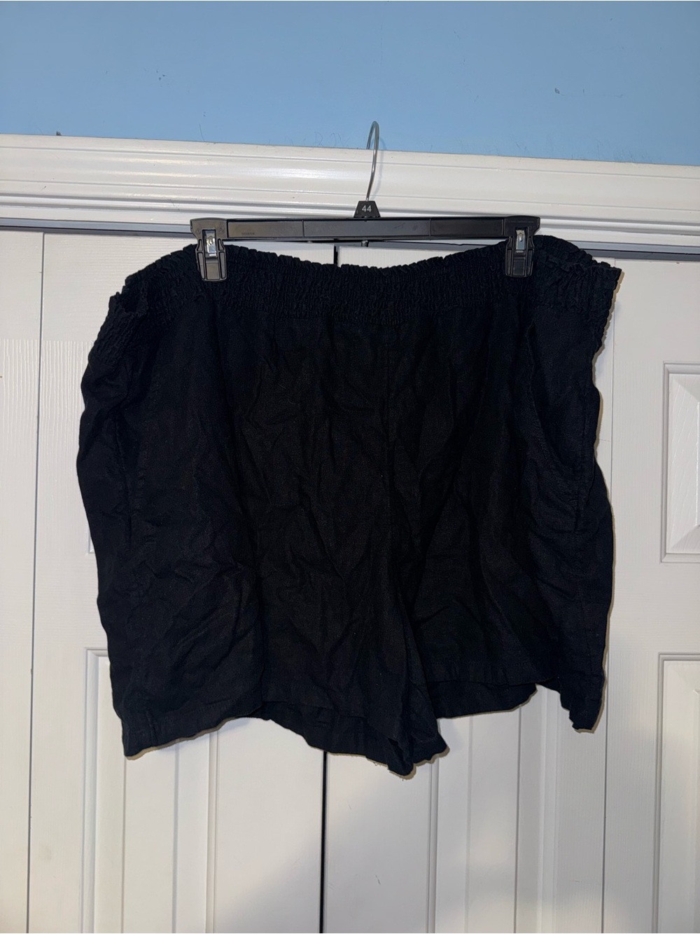 Universal Thread Black Plus Size Elastic Waist Shorts